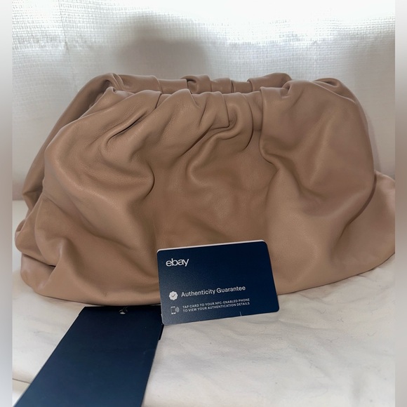 Bottega Veneta Handbags - Bottega Veneta Tan Clutch